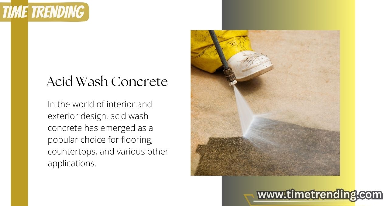 Acid Wash Concrete