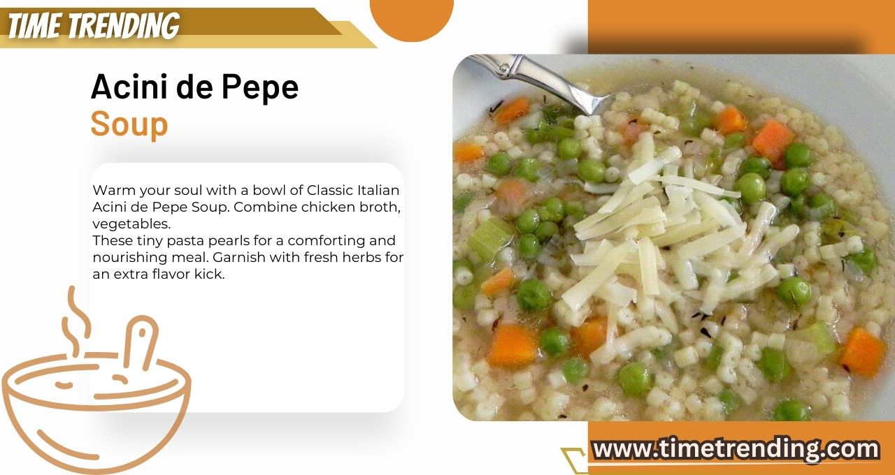 Classic Italian Acini de Pepe Soup